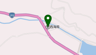 西海郵便局の地図画像