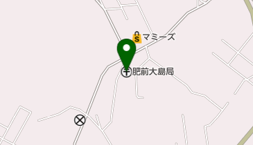 肥前大島郵便局の地図画像