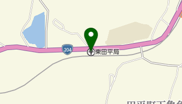 東田平郵便局の地図画像