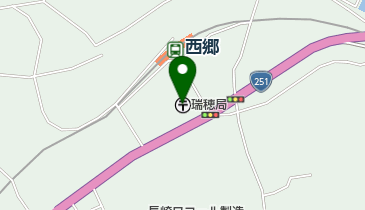 瑞穂郵便局の地図画像