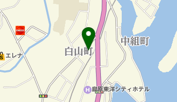 島原湊町郵便局の地図画像