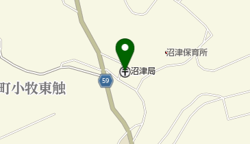 沼津郵便局の地図画像