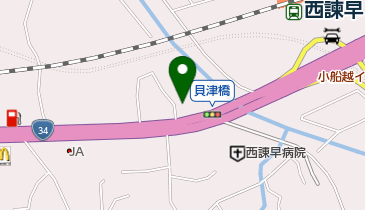 真津山郵便局の地図画像