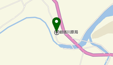 岐宿川原郵便局の地図画像