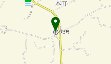 杉谷郵便局の地図画像