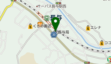 長与郵便局の地図画像