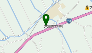 吾妻大熊郵便局の地図画像