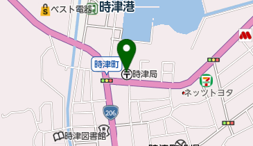 時津郵便局の地図画像