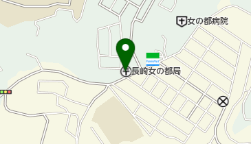 長崎女の都郵便局の地図画像