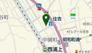 長崎中園郵便局の地図画像