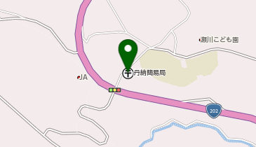 丹納簡易郵便局の地図画像