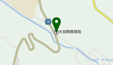 大加勢簡易郵便局の地図画像