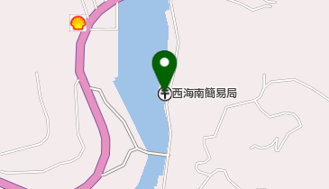 西海南簡易郵便局の地図画像