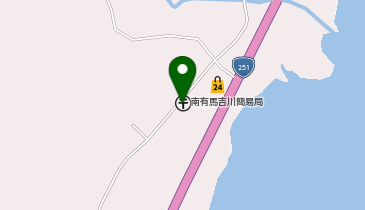 南有馬吉川簡易郵便局の地図画像