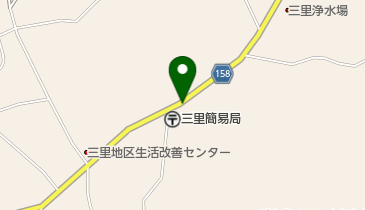 三里簡易郵便局の地図画像