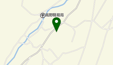 高野簡易郵便局の地図画像