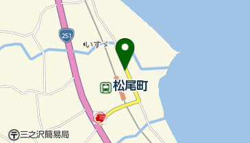 松尾簡易郵便局の地図画像