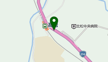 高岩簡易郵便局の地図画像