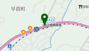 上原簡易郵便局の地図画像