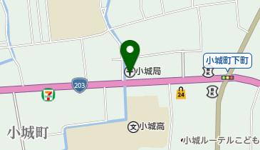 小城郵便局の地図画像