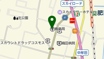 鹿島郵便局の地図画像