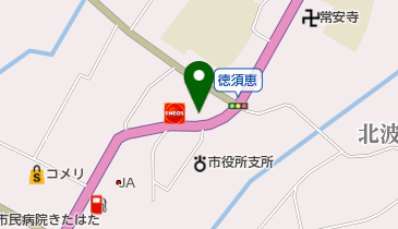 徳須恵郵便局の地図画像