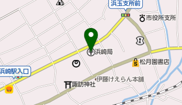 浜崎郵便局の地図画像