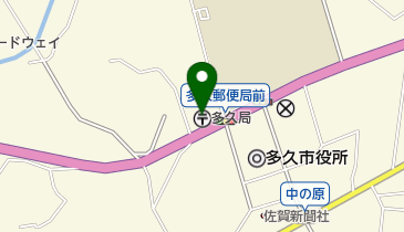 多久郵便局の地図画像