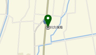 川久保郵便局の地図画像