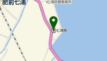 七浦郵便局の地図画像