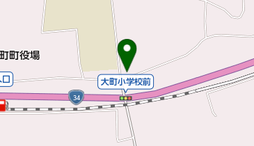 大町東郵便局の地図画像