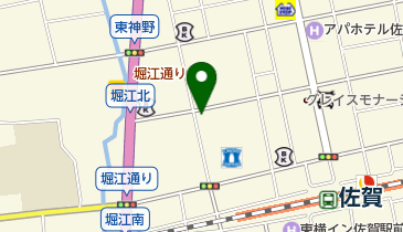 佐賀神野町郵便局の地図画像