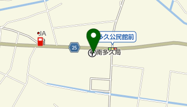 南多久郵便局の地図画像