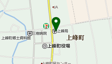上峰郵便局の地図画像