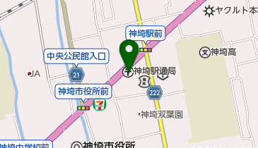 神埼駅通郵便局の地図画像