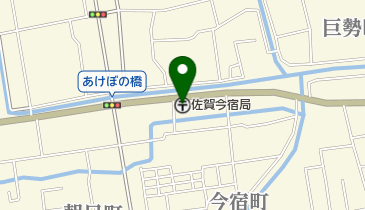 佐賀今宿郵便局の地図画像