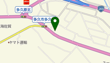 多久原簡易郵便局の地図画像