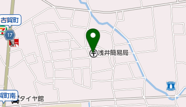 浅井簡易郵便局の地図画像