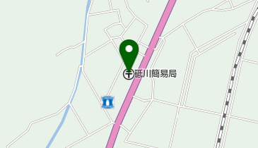 砥川簡易郵便局の地図画像