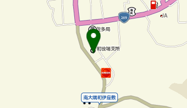 佐多郵便局の地図画像