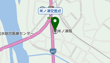 米ノ津郵便局の地図画像