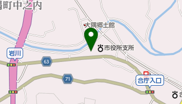 岩川郵便局の地図画像