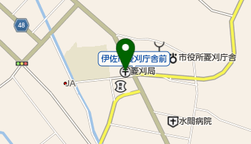 菱刈郵便局の地図画像