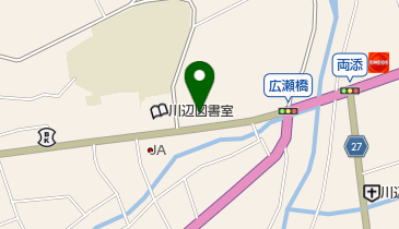 川辺郵便局の地図画像