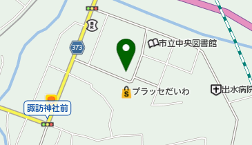 出水郵便局の地図画像