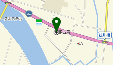 根占郵便局の地図画像