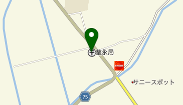 茎永郵便局の地図画像