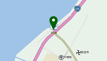 牛根郵便局の地図画像