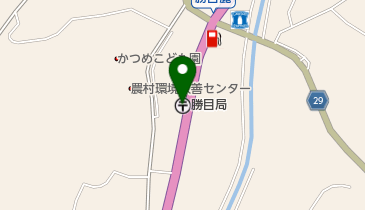 勝目郵便局の地図画像