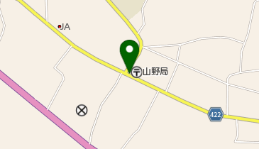 山野郵便局の地図画像